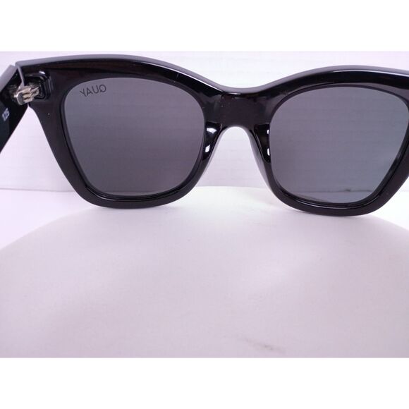 QUAY After Hours 51-23-150 Matte Black Smoke Lens Polarized Square Sunglasses - Picture 7 of 15